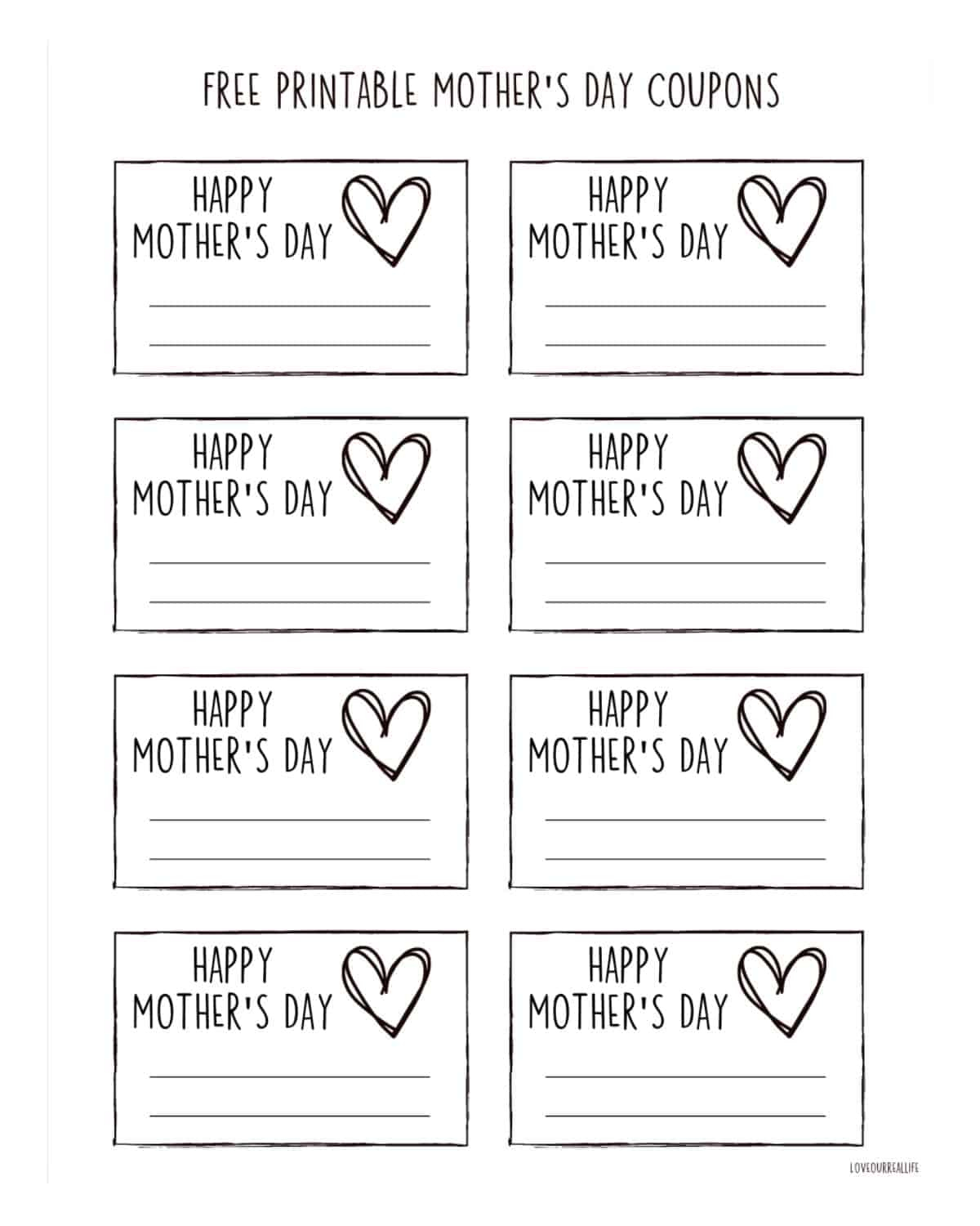 Free Mother&amp;#039;S Day Gift Tag Printable- Gifts Or Cupcake Toppers with Free Printable Gift Tags For Mother&amp;#039;S Day
