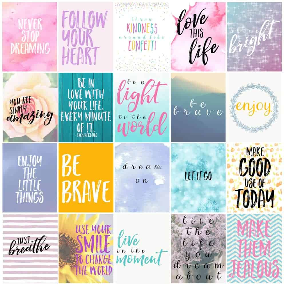 Free Motivational Printable Planner Stickers - Love Paper Crafts within Free Printable Stickers For Planner