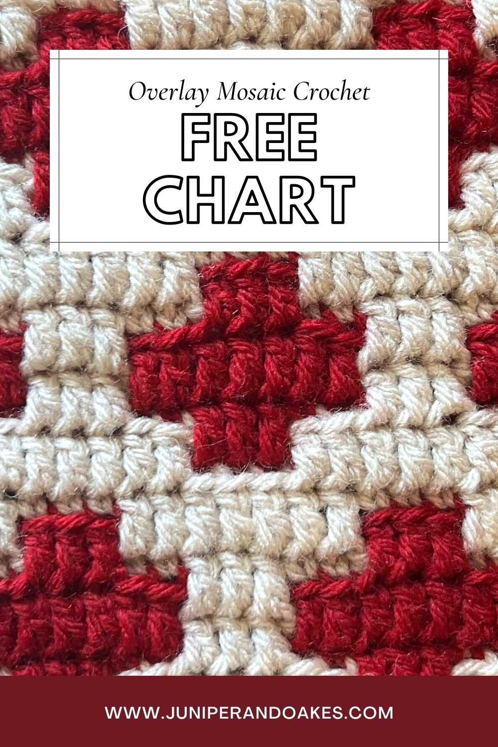 Free Overlay Mosaic Crochet Chart - Hygge Cross - Mosaic Nordic intended for Free Printable Mosaic Crochet Patterns