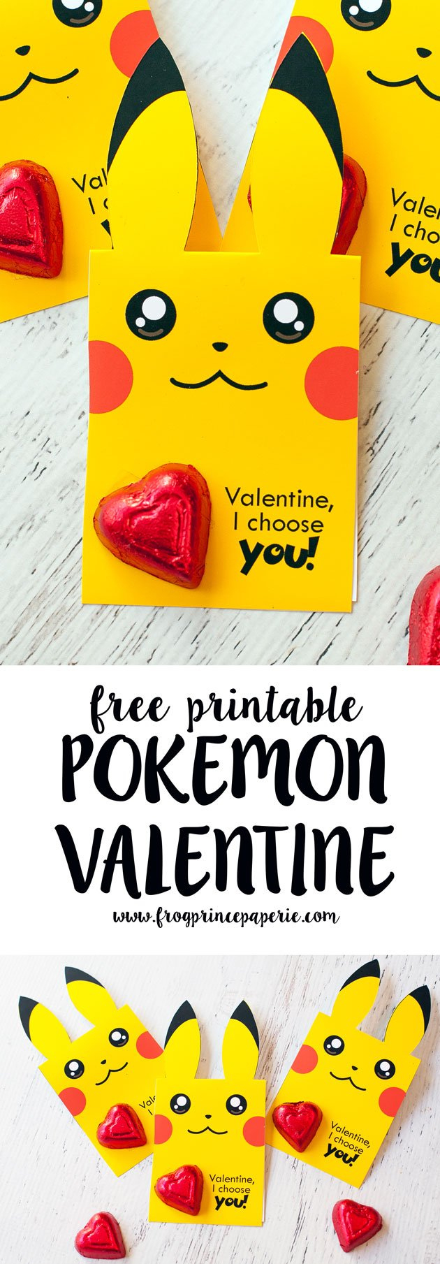 Free Pokemon Printable Valentines Cards - Frog Prince Paperie with Free Pokemon Valentine Printables