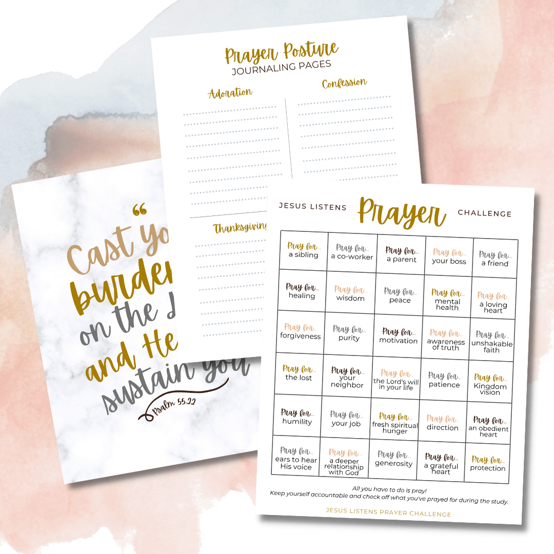 Free Prayer Journal Pages for Free Printable Prayer Journal
