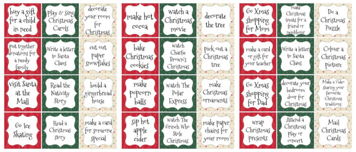 Free Printable Advent Activities