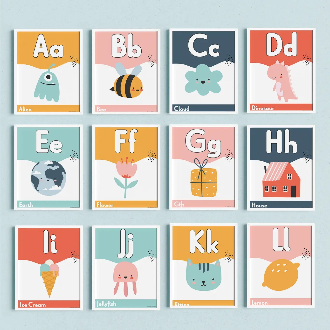 Free Printable Alphabet Posters For Classroom - Favorite Printables intended for Free Printable Alphabet Poster