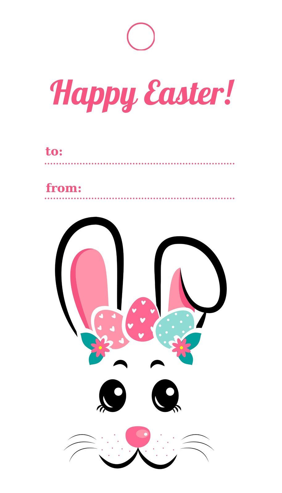 Free Printable And Customizable Easter Tag Templates | Canva with regard to Printable Easter Gift Tags Free