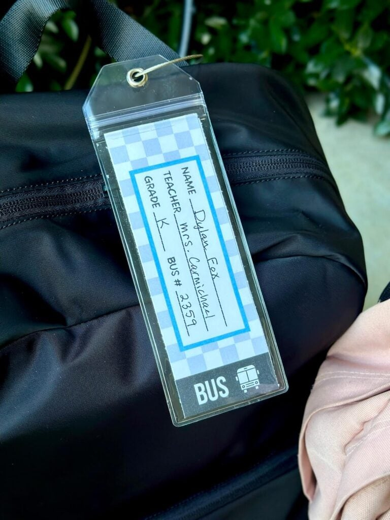 Free Printable Backpack Tags For Kids - The Savvy Sparrow throughout Free Printable Bus Tags For Backpacks