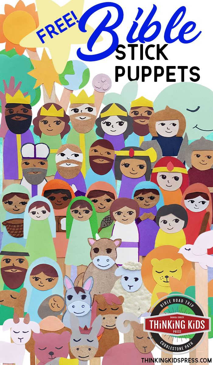 Free Printable Bible Stick Puppets in Free Printable Bible Stick Puppets