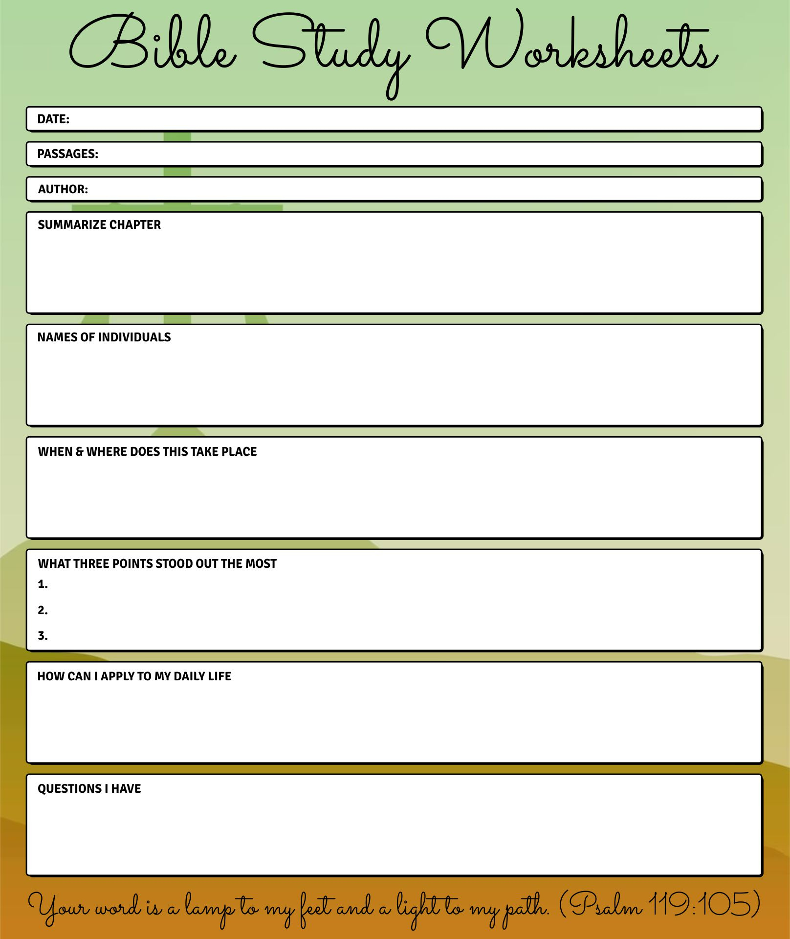 Free Printable Bible Study Worksheet — Bespoke Grace - Worksheets within Free Printable Bible Study Worksheets