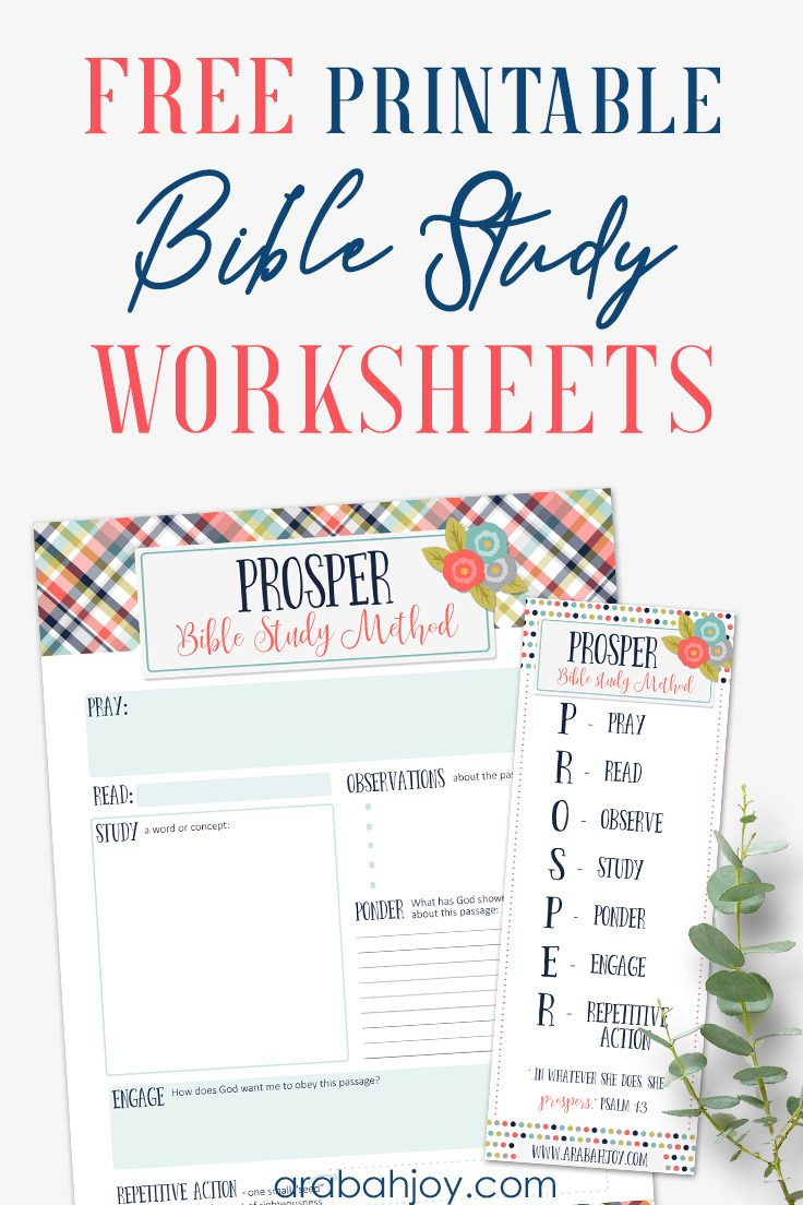 Free Printable Bible Study Worksheets - Arabah inside Free Printable Bible Lessons For Adults