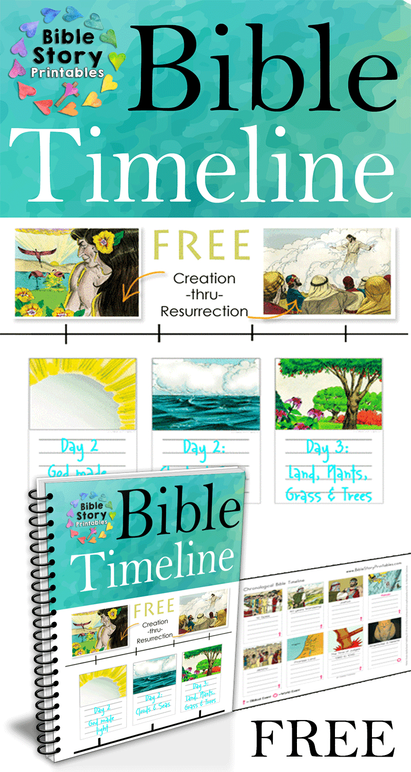 Free Printable Bible Timeline &amp;amp; 200 Cards with Free Printable Bible Timeline