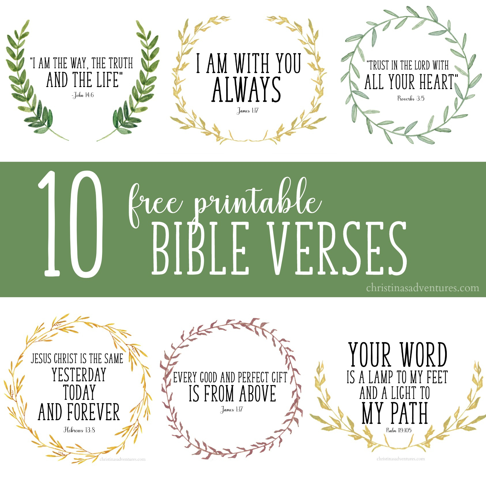 Free Printable Bible Verses - Christina Maria Blog throughout Bible Verses Printable Free