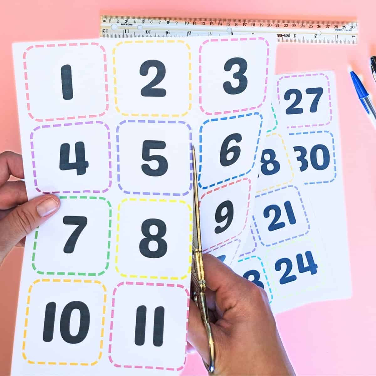 Free Printable Calendar Numbers 1-31 with regard to Free Printable Calendar Numbers 1 31