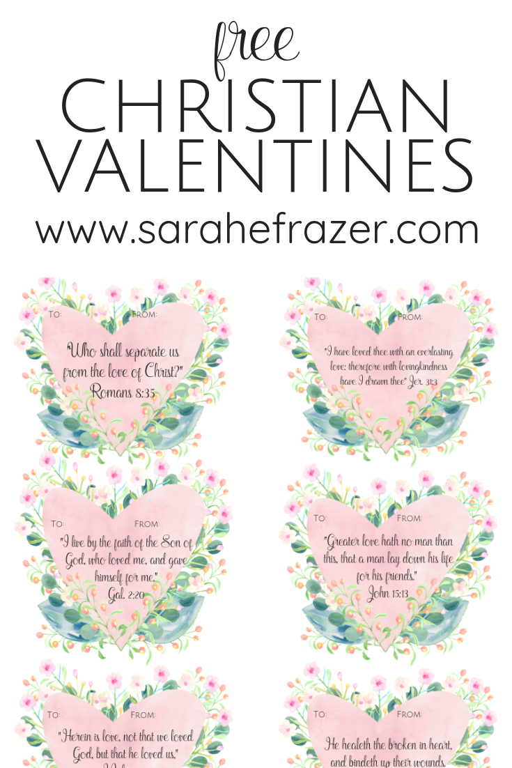Free Printable Christian Valentines - Sarah E. Frazer throughout Free Printable Christian Valentines