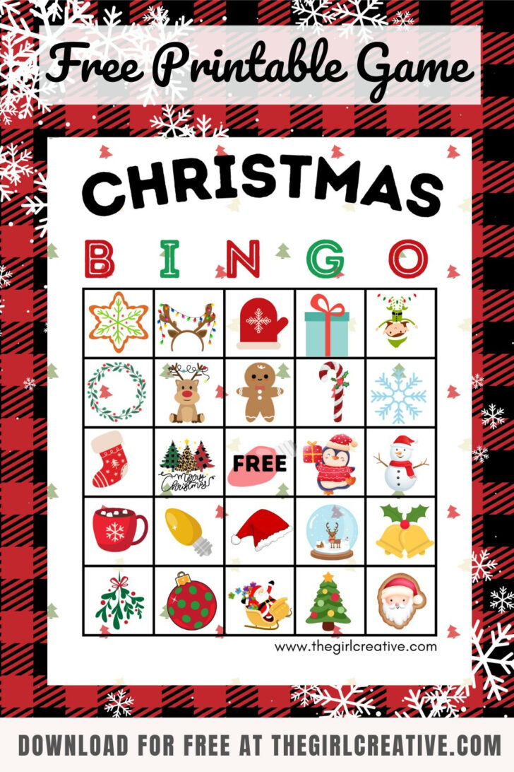 Free Holiday Bingo Cards