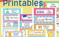 Free Printable Classroom Jobs Pdf To Use Now! in Free Printable Classroom Jobs For Preschool