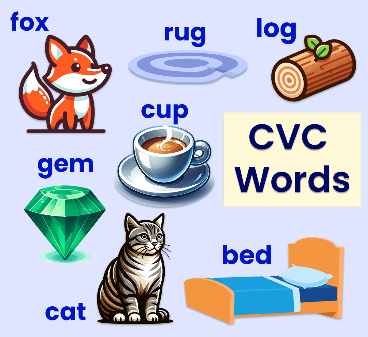 Free Printable Cvc Word Lists | Abcmouse with regard to Free Printable Cvc Words