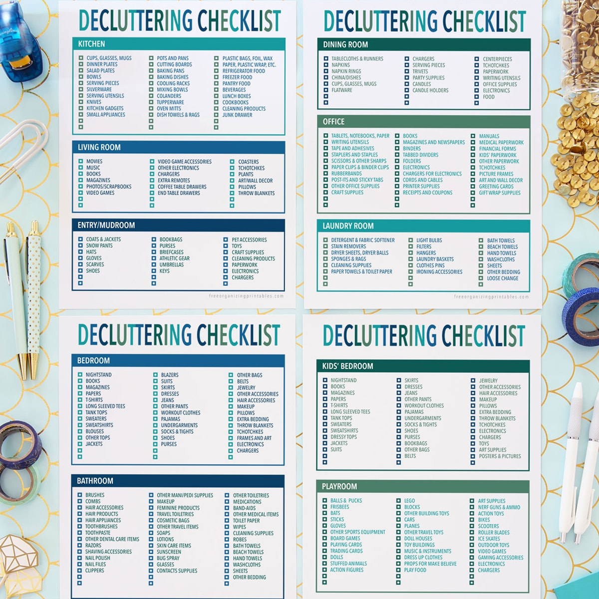 Free Printable Declutter Checklist | Free Organizing Printables with regard to Free Printable Printable Declutter Checklist