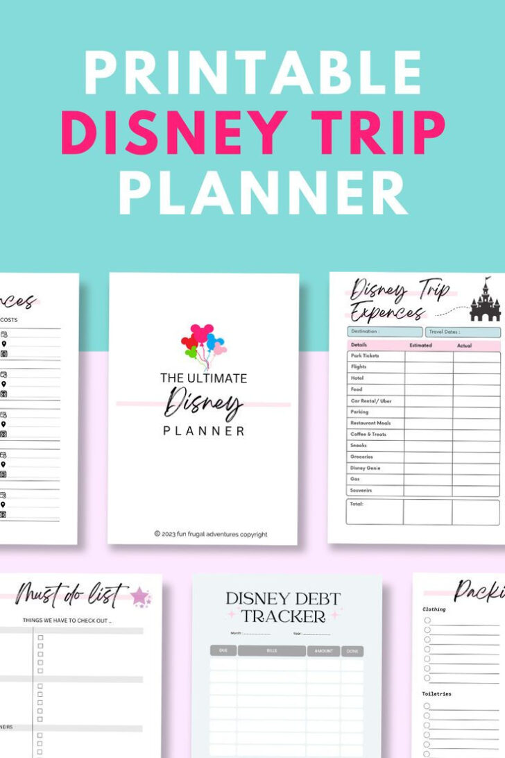 Free Disney Planning Printables