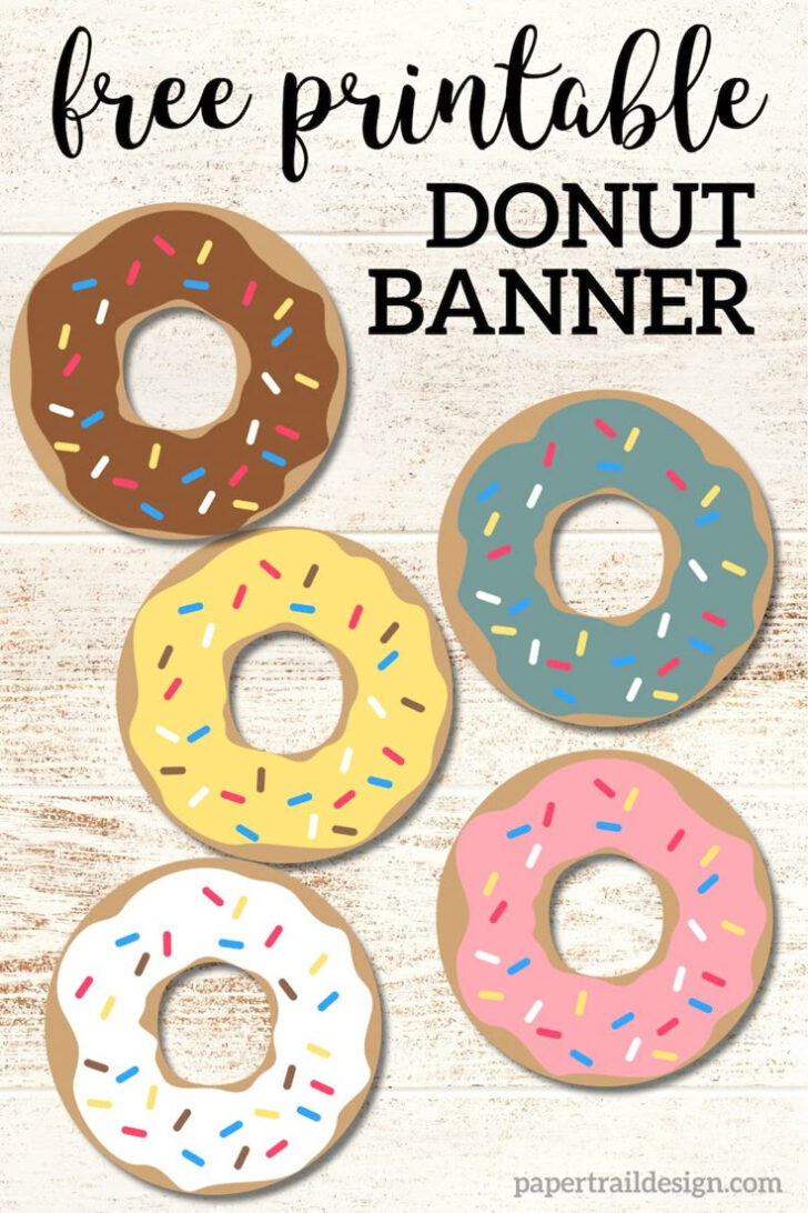 Free Donut Party Printables