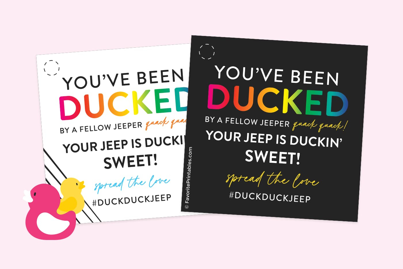Free Printable Duck Duck Jeep Tags - Favorite Printables with Printable Editable Free Printable Duck Duck Jeep Tags