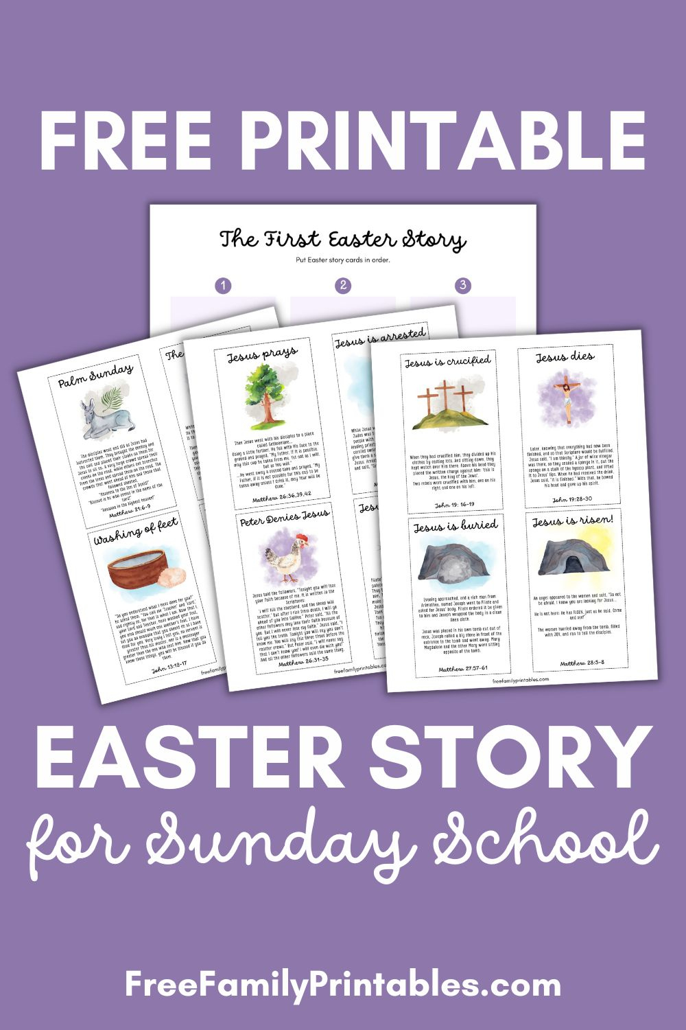 Free Printable Easter Lesson For Kids - Making Frugal Fun for Free Printable Easter Story Printables
