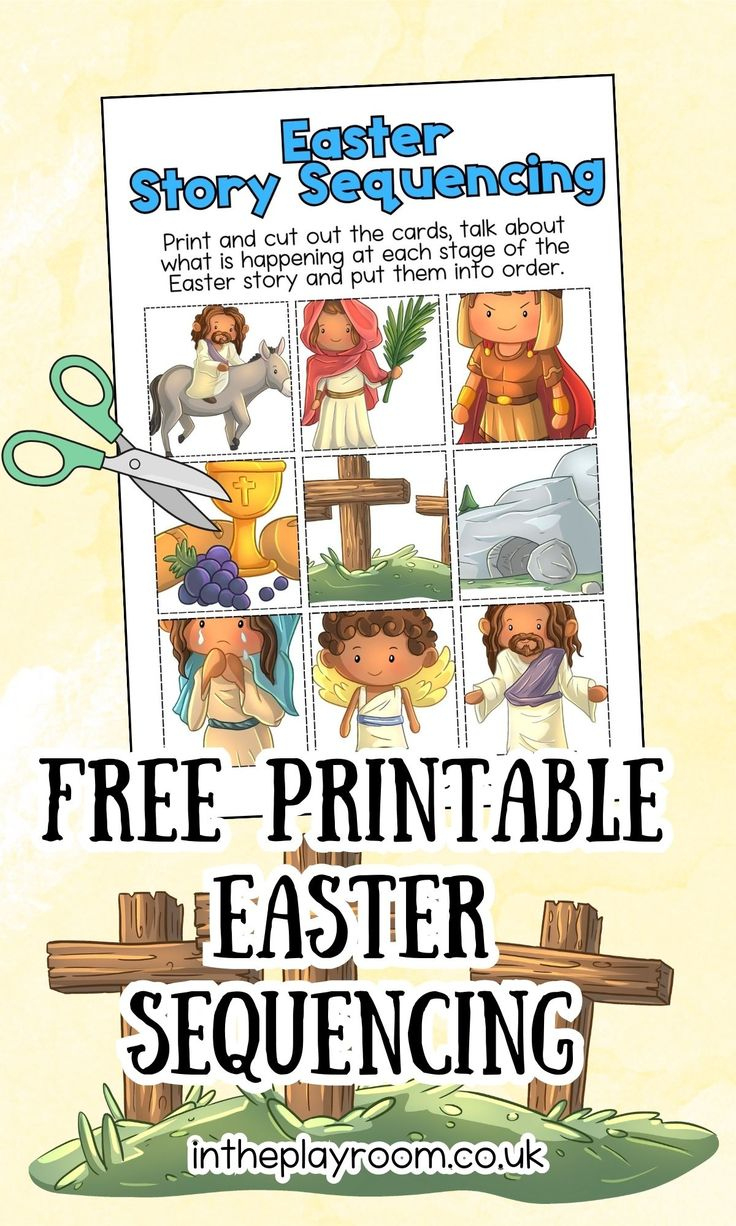 Free Printable Easter Story Sequencing Activity within Free Printable Easter Stories