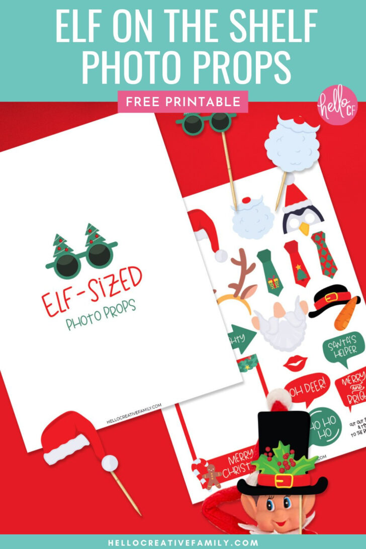Free Printable Elf on the Shelf Props
