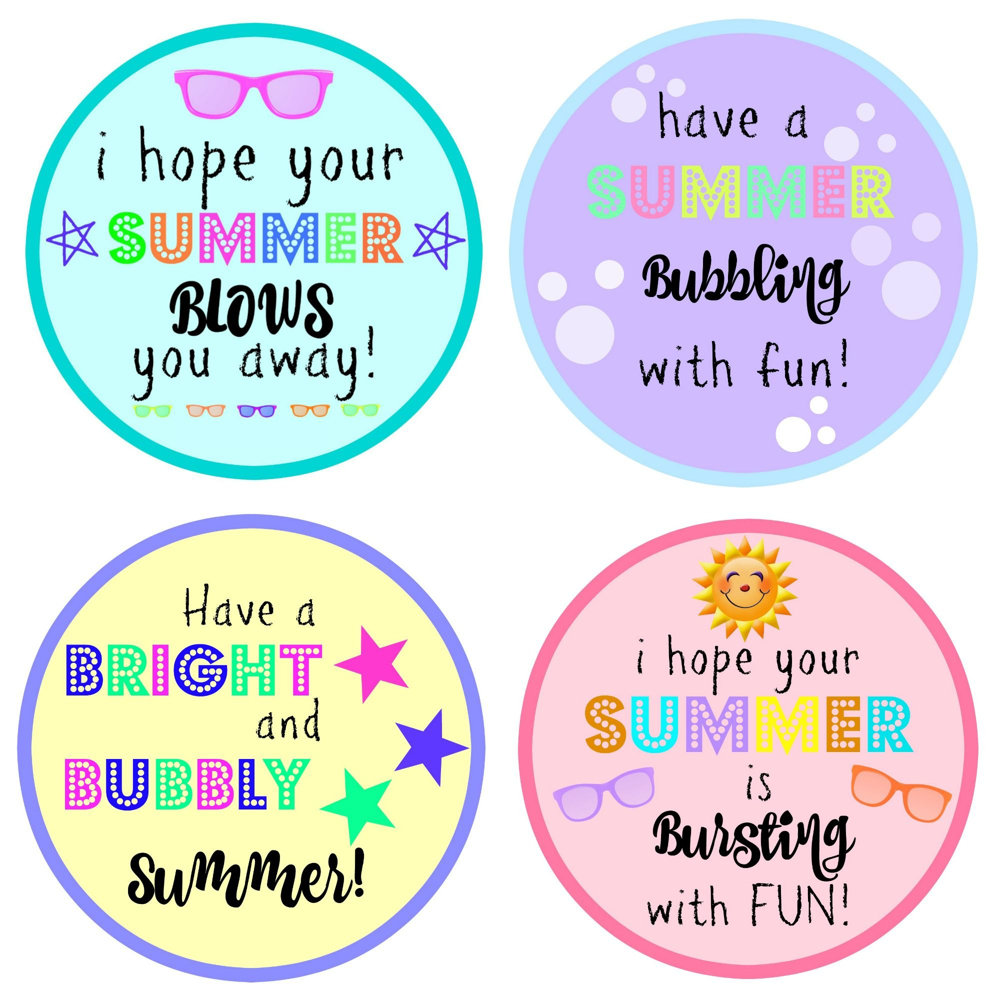 Free Printable Gift Tags For Bubbles in Printable Bubble Gift Tags