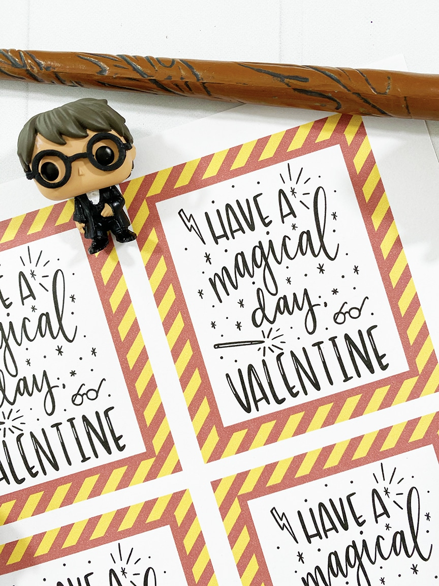 Free Printable Harry Potter Valentines - Pineapple Paper Co. pertaining to Harry Potter Valentine Printables