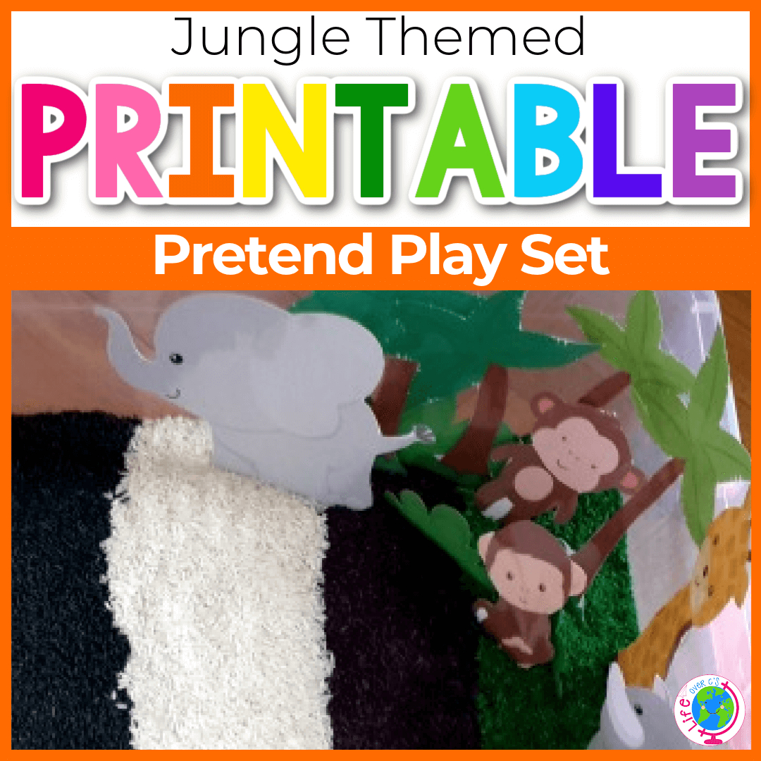 Free Printable Jungle Scene For Pretend Play - Life Over C&amp;#039;S with regard to Free Jungle Themed Classroom Printables
