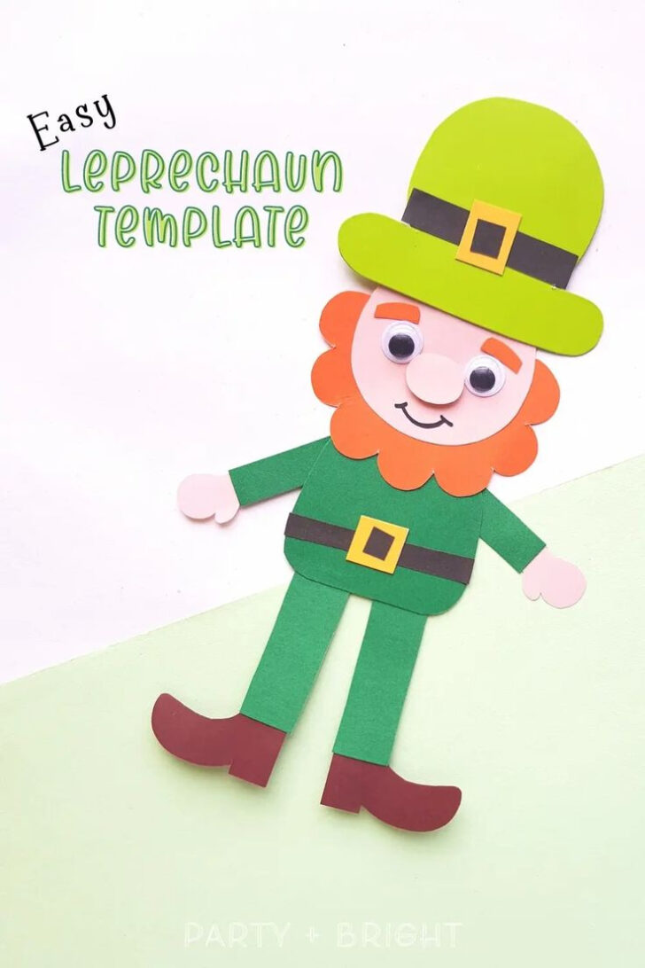 Leprechaun Cut Out Printable