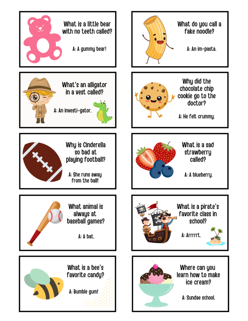 Free Printable Lunch Box Jokes | Baking You Happier - Worksheets regarding Lunch Box Jokes Free Printable