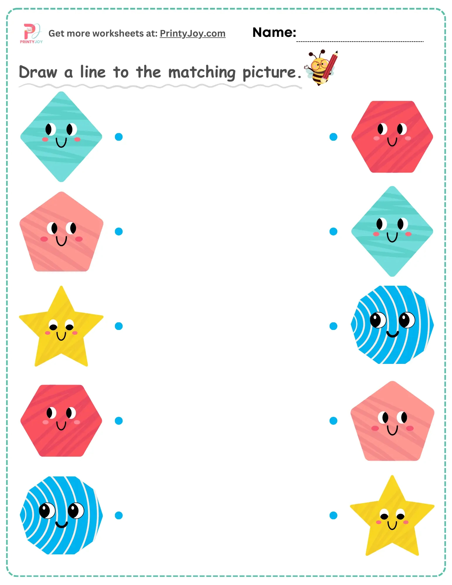 Free Printable Matching Worksheets with Free Printable Matching Shapes Worksheets