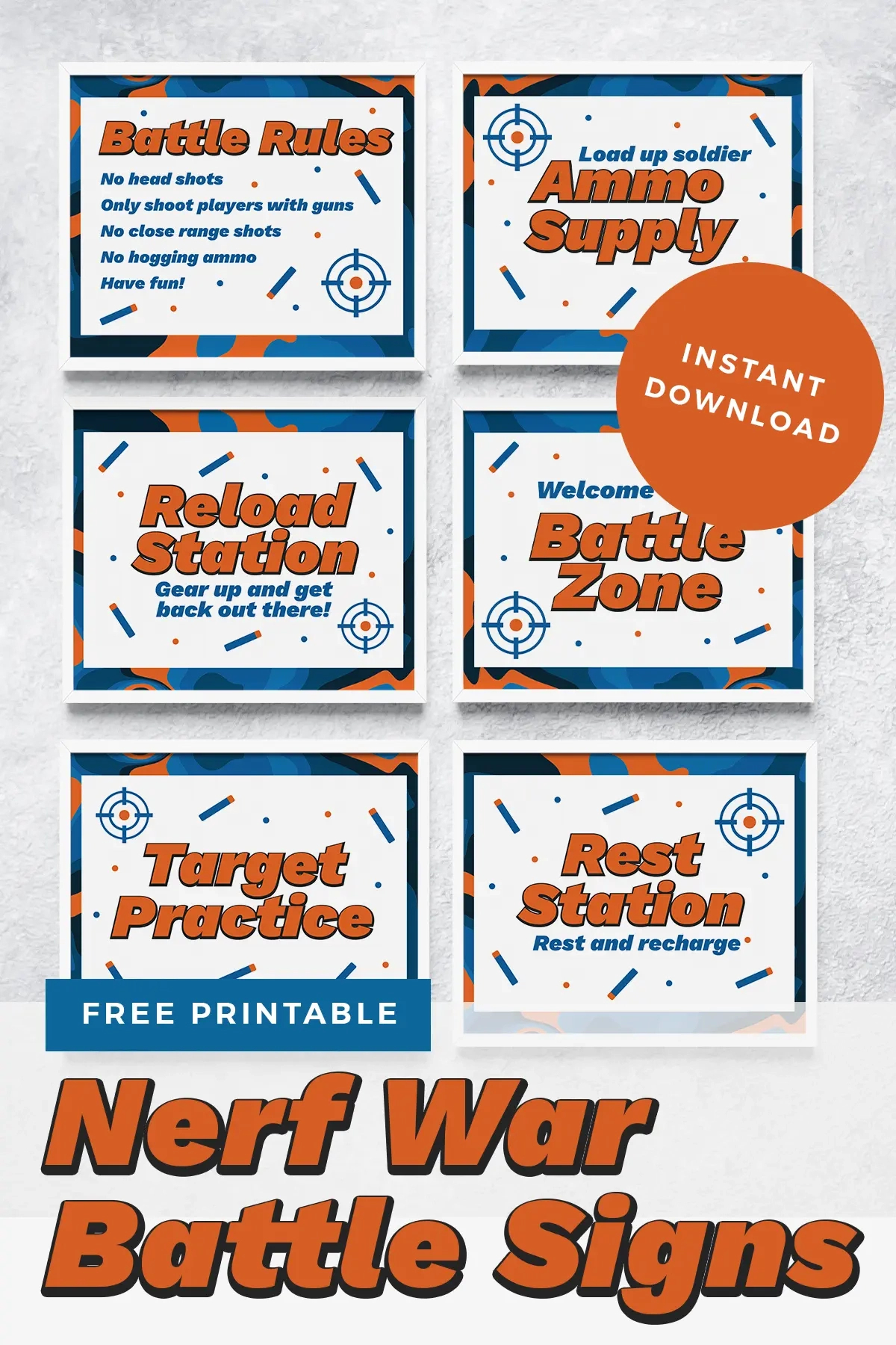 Free Printable Nerf War Sign - Favorite Printables pertaining to Free Printable Nerf Gun Targets