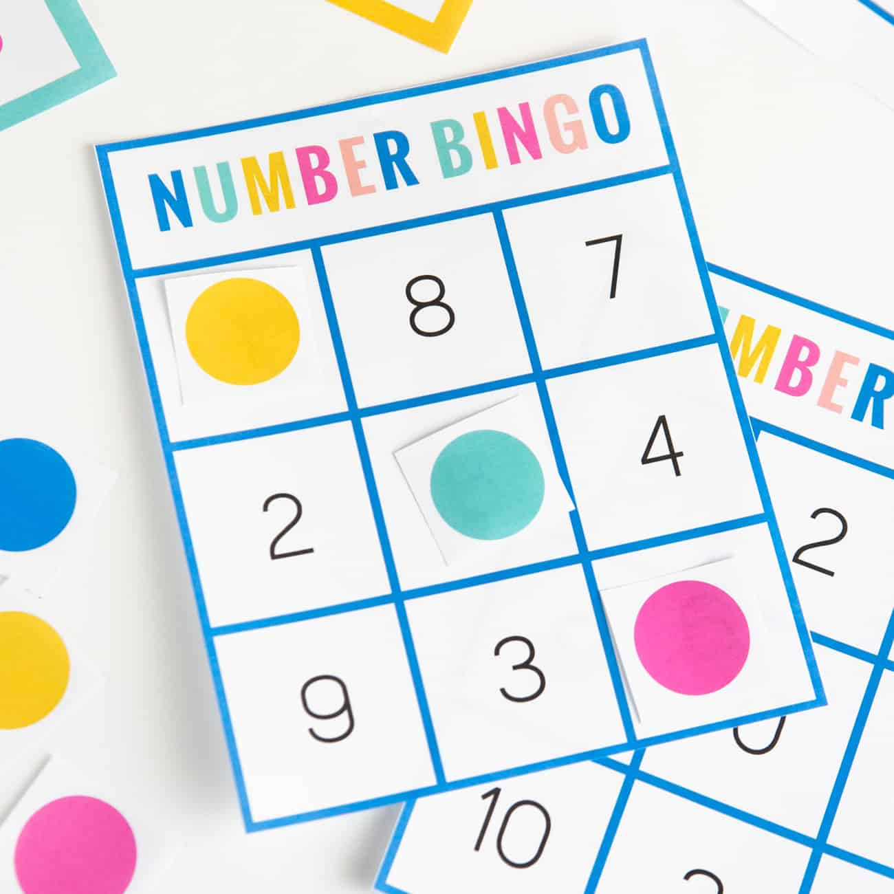 Free Printable Number Bingo - Design Eat Repeat regarding Free Printable Number Bingo Cards