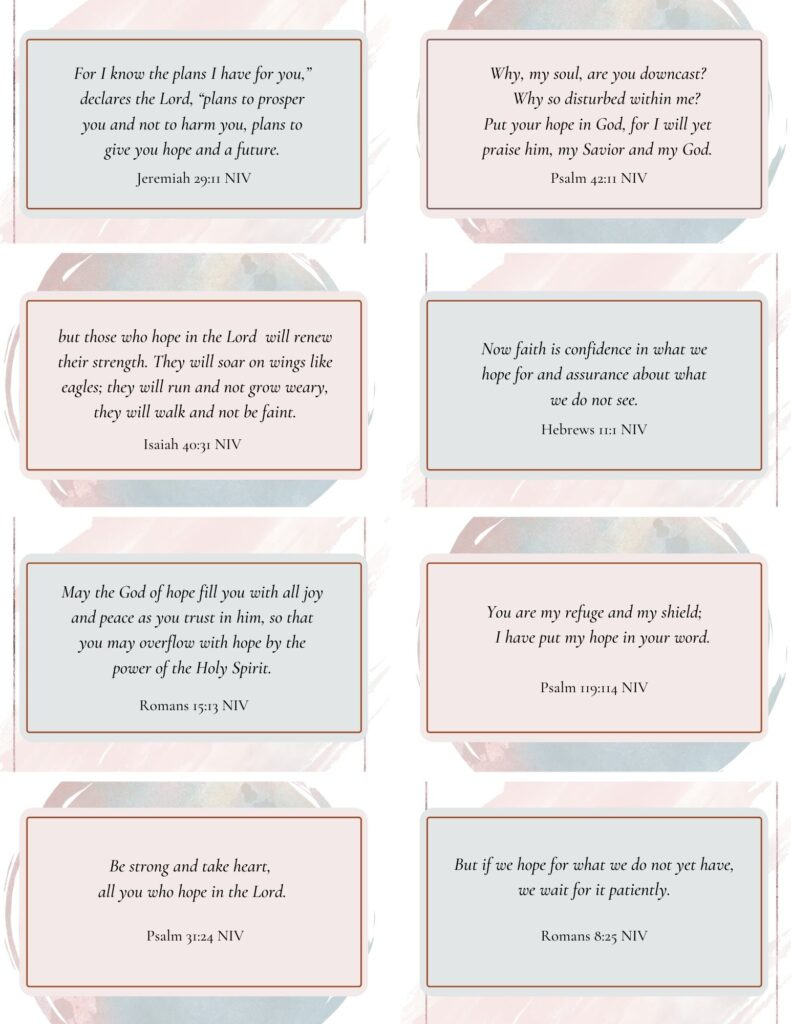 Free Printable Scripture Cards within Free Printable Scripture Cards
