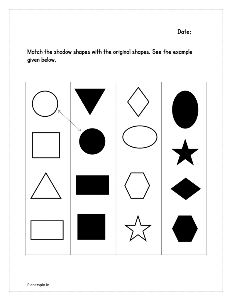 Free Printable Shapes Worksheet | Planetspin.in pertaining to Free Printable Shape Worksheet