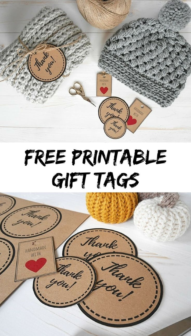 Free Printable Tags For Handmade Crochet Items within Free Printable Crochet Labels