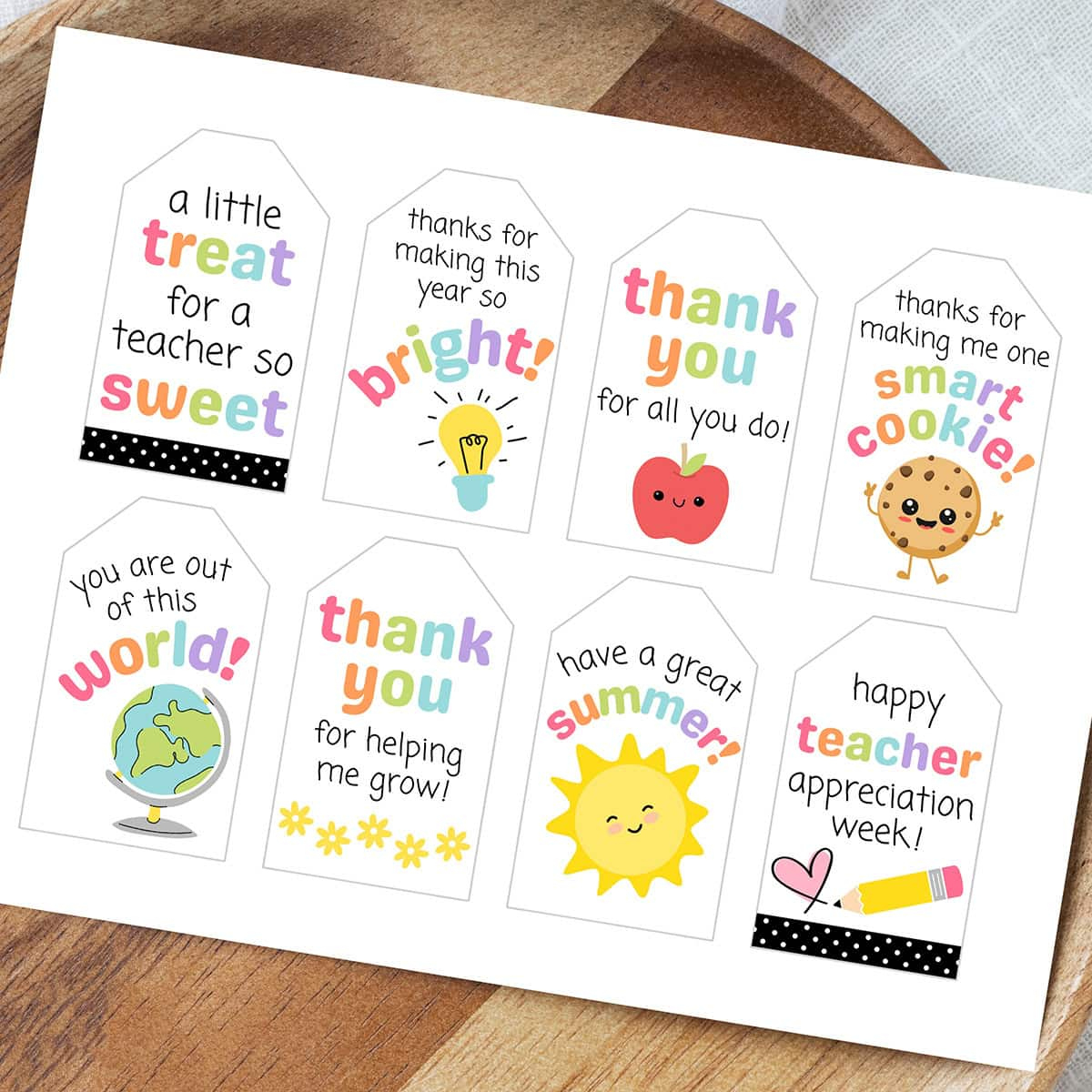 Free Printable Teacher Appreciation Gift Tags - Aubree Originals throughout Pdf Free Printable Teacher Appreciation Tags