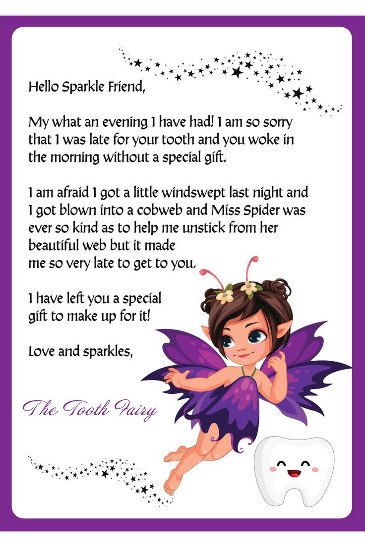 Free Printable Toothfairy Apology Letter pertaining to Free Printable Tooth Fairy Apology Letter Printable