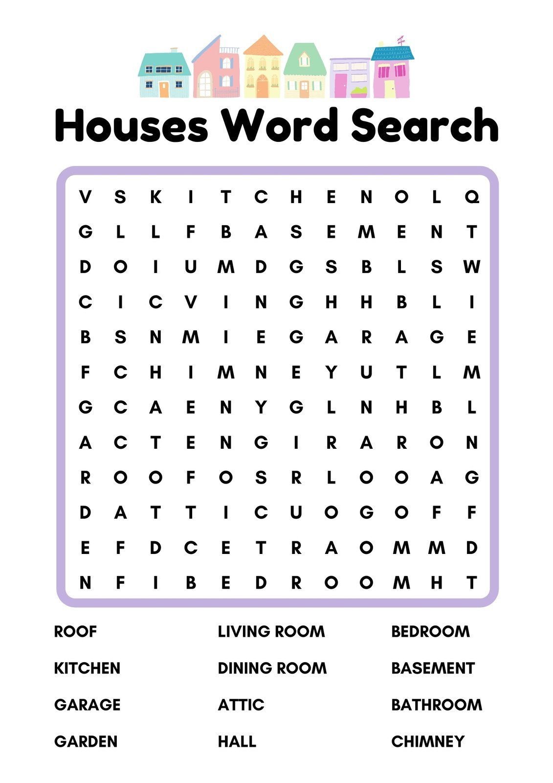 Free Printable Word Search Worksheet Templates | Canva with regard to Printable Word Searches And Crosswords