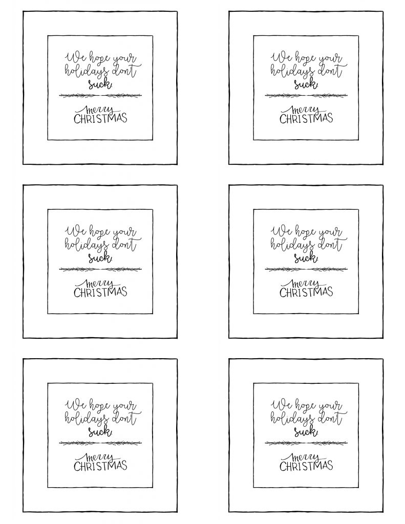 Free Printables For Friends, Neighbors, Teachersetc Christmas throughout Free Printable Neighbor Gift Tags