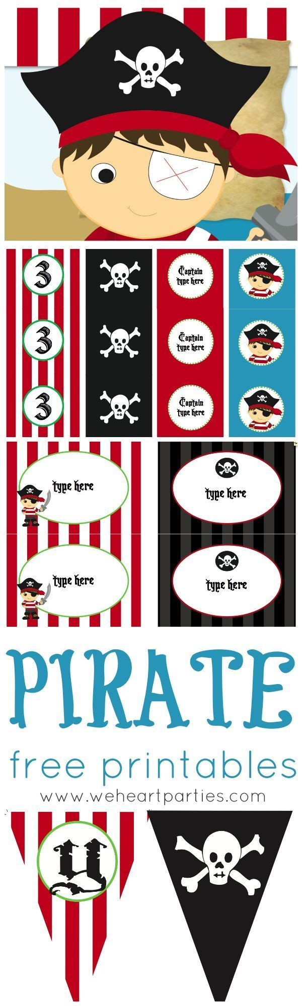 Free Printables Pirate Party Free Printables (Editable!) with regard to Pirate Party Free Printables