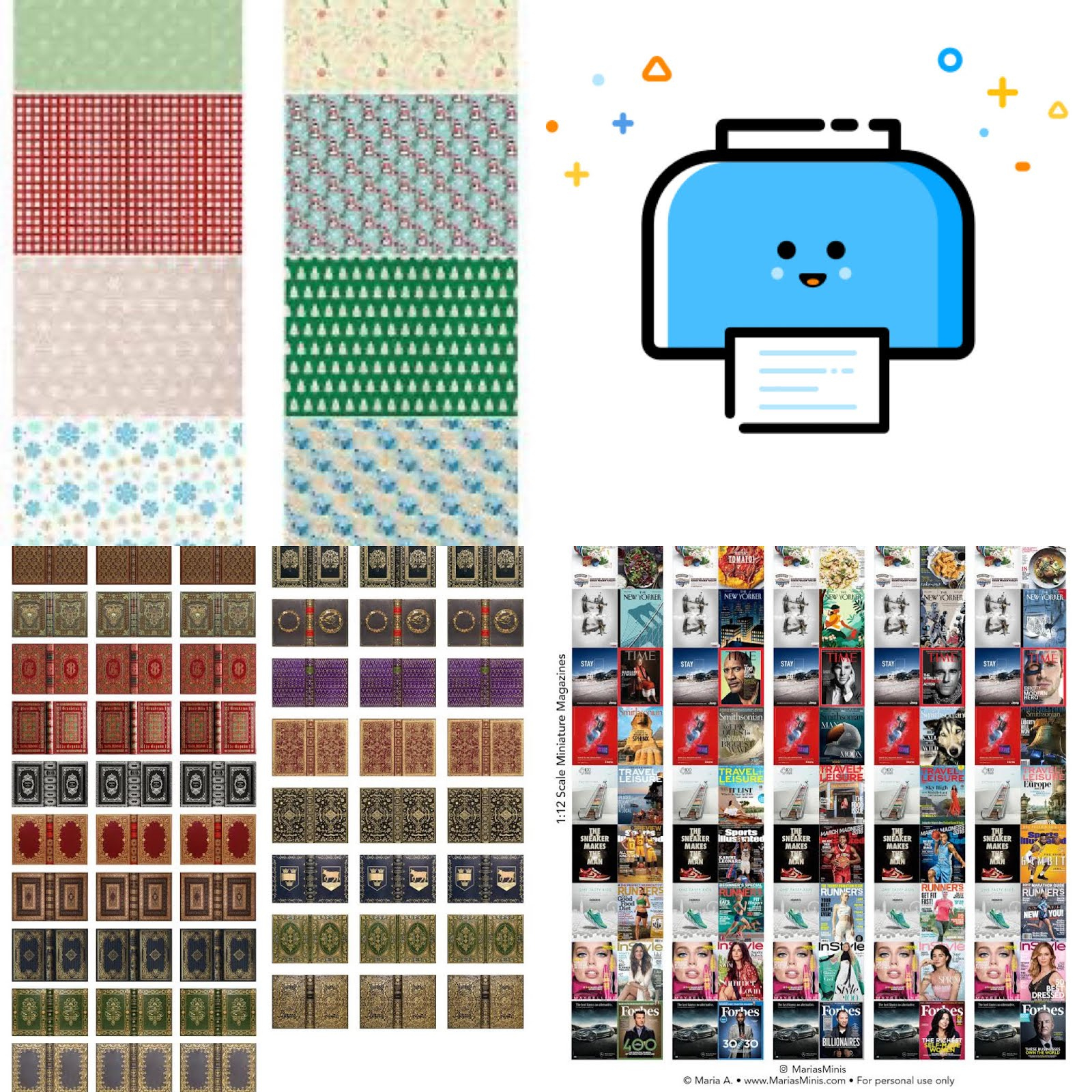 Free Printables regarding Free Miniature Dollhouse Printables