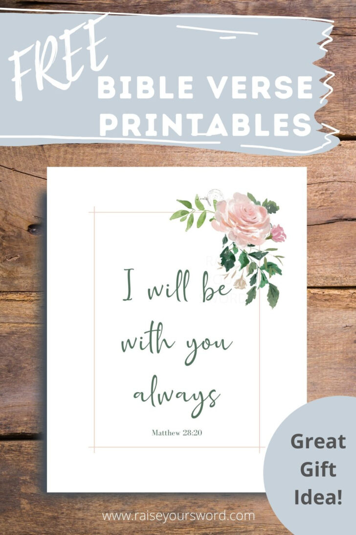 Bible Verses Printables Free
