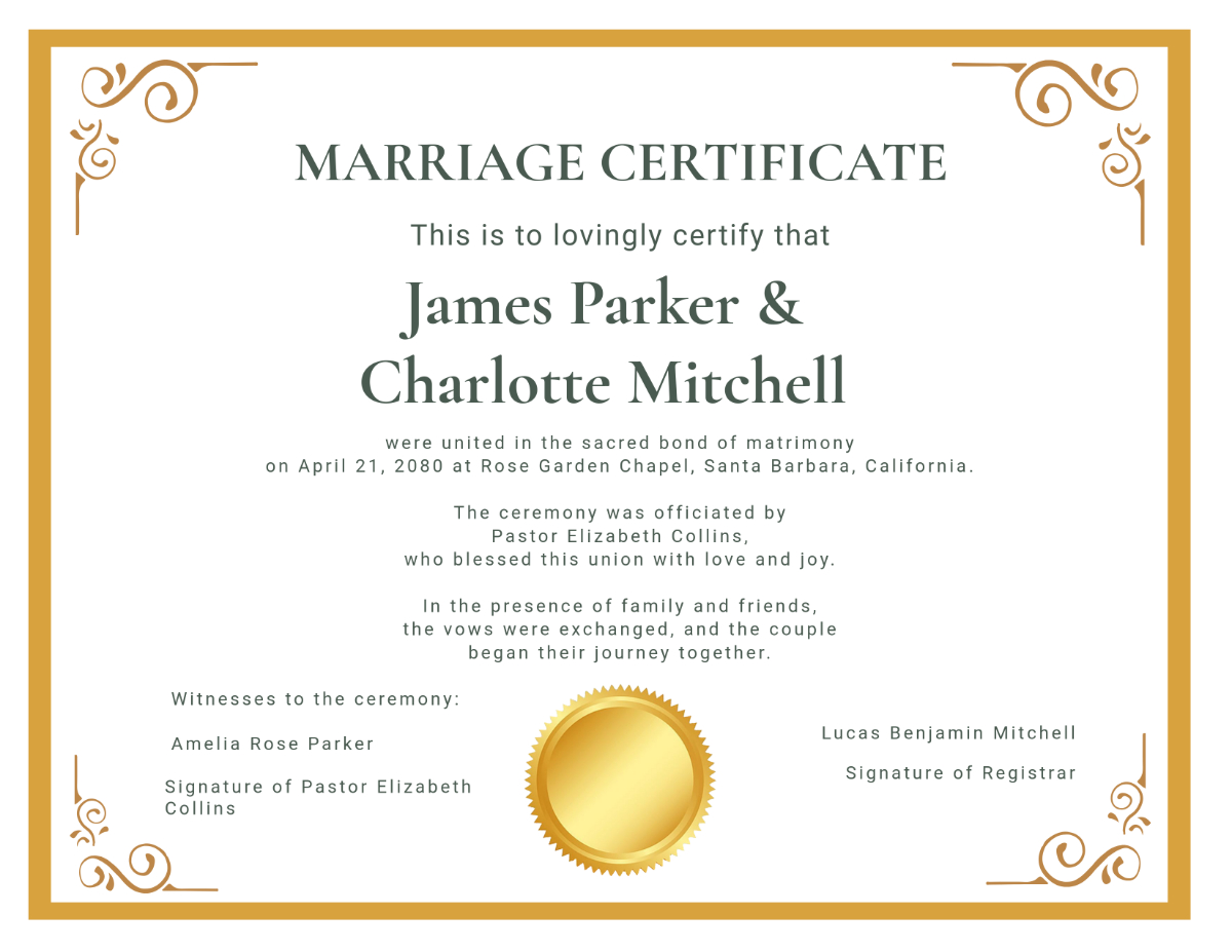 Free Vow Renewal Marriage Certificate Template To Edit Online inside Wedding Vow Renewal Certificate Printable Free