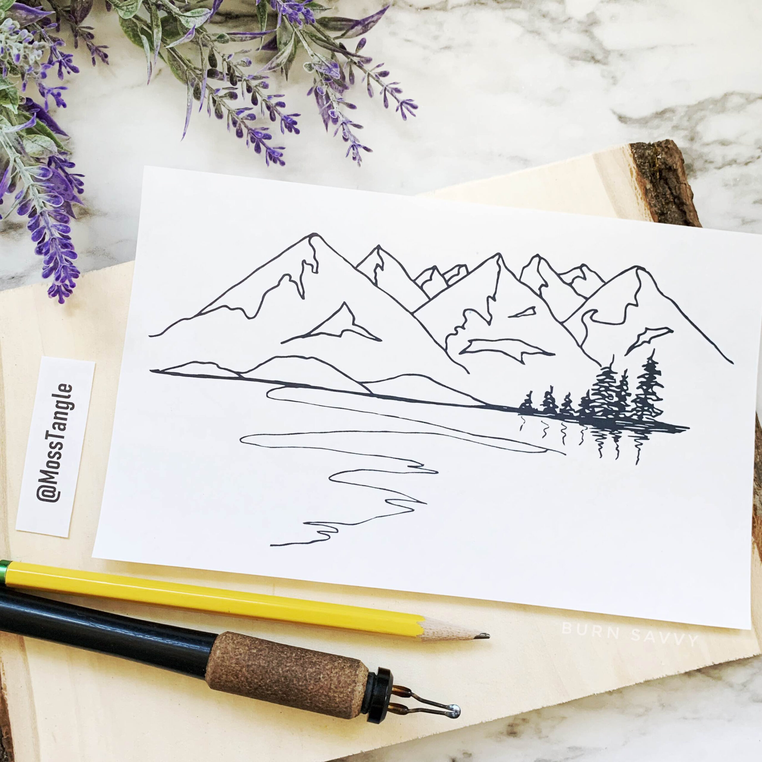 Free Woodburning Patterns | Burn Savvy with Free Printable Pyrography Patterns