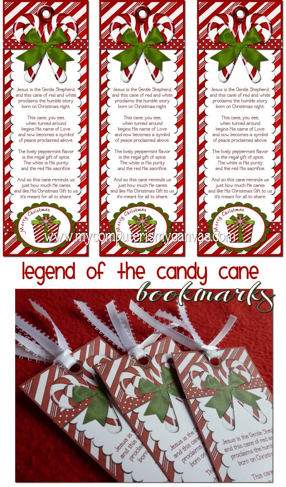 Freebie} Candy Cane Legend - My Computer Is My Canvas with Legend Of The Candy Cane Free Printables