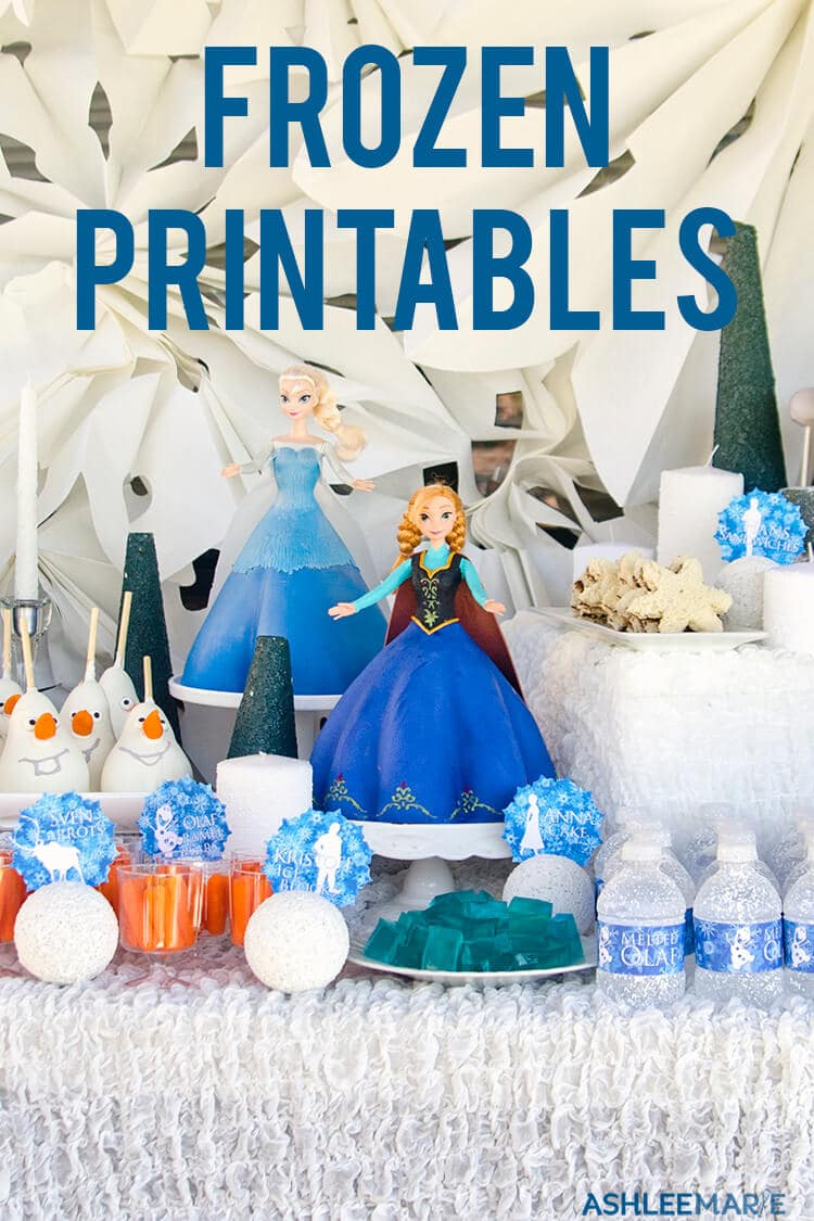Frozen Birthday Party Printables - Ashlee Marie - Real Fun With intended for Frozen Free Printables Birthday