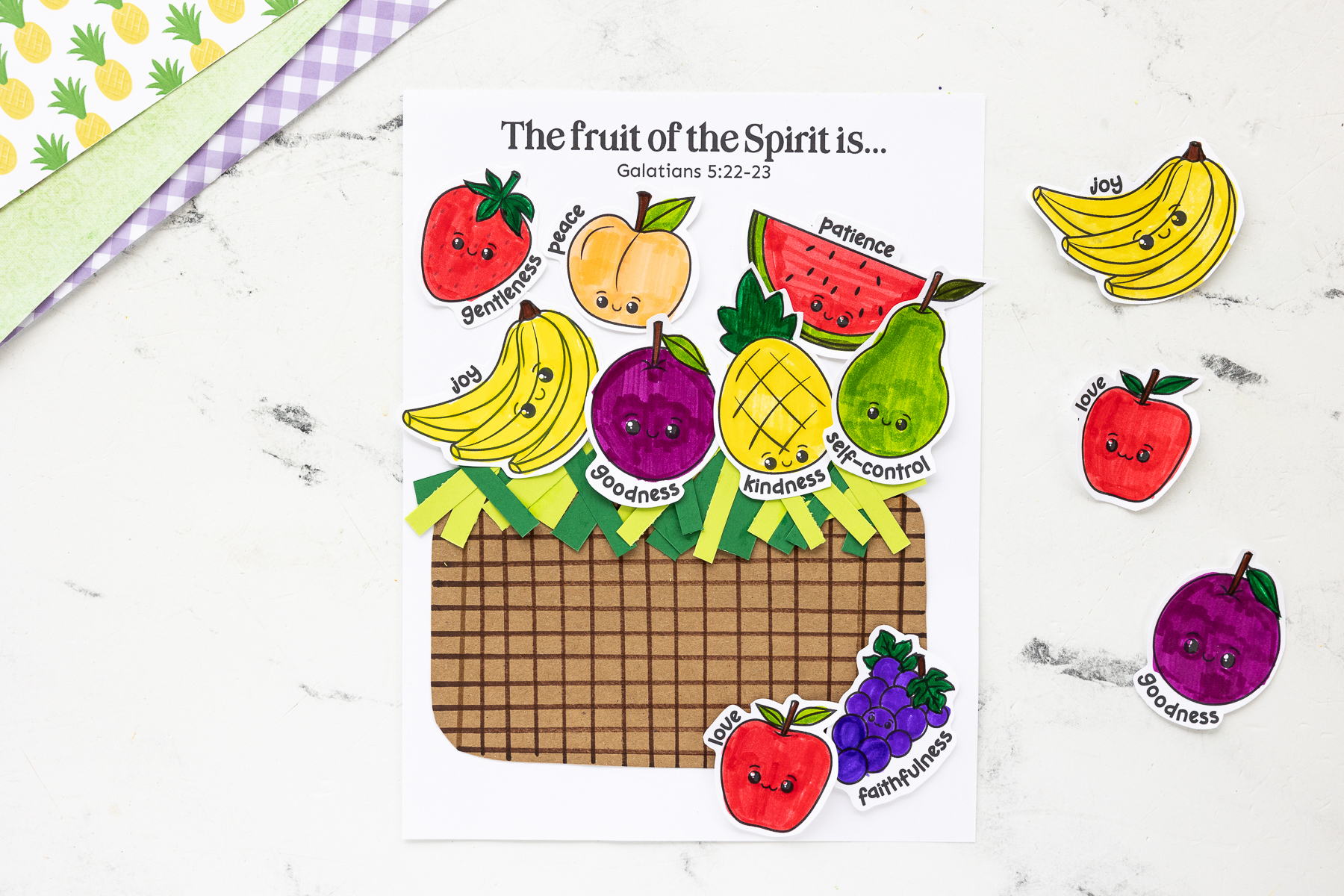 Fruit Of The Spirit Craft.mp4 within Free Printable Fruit of the Spirit Crafts