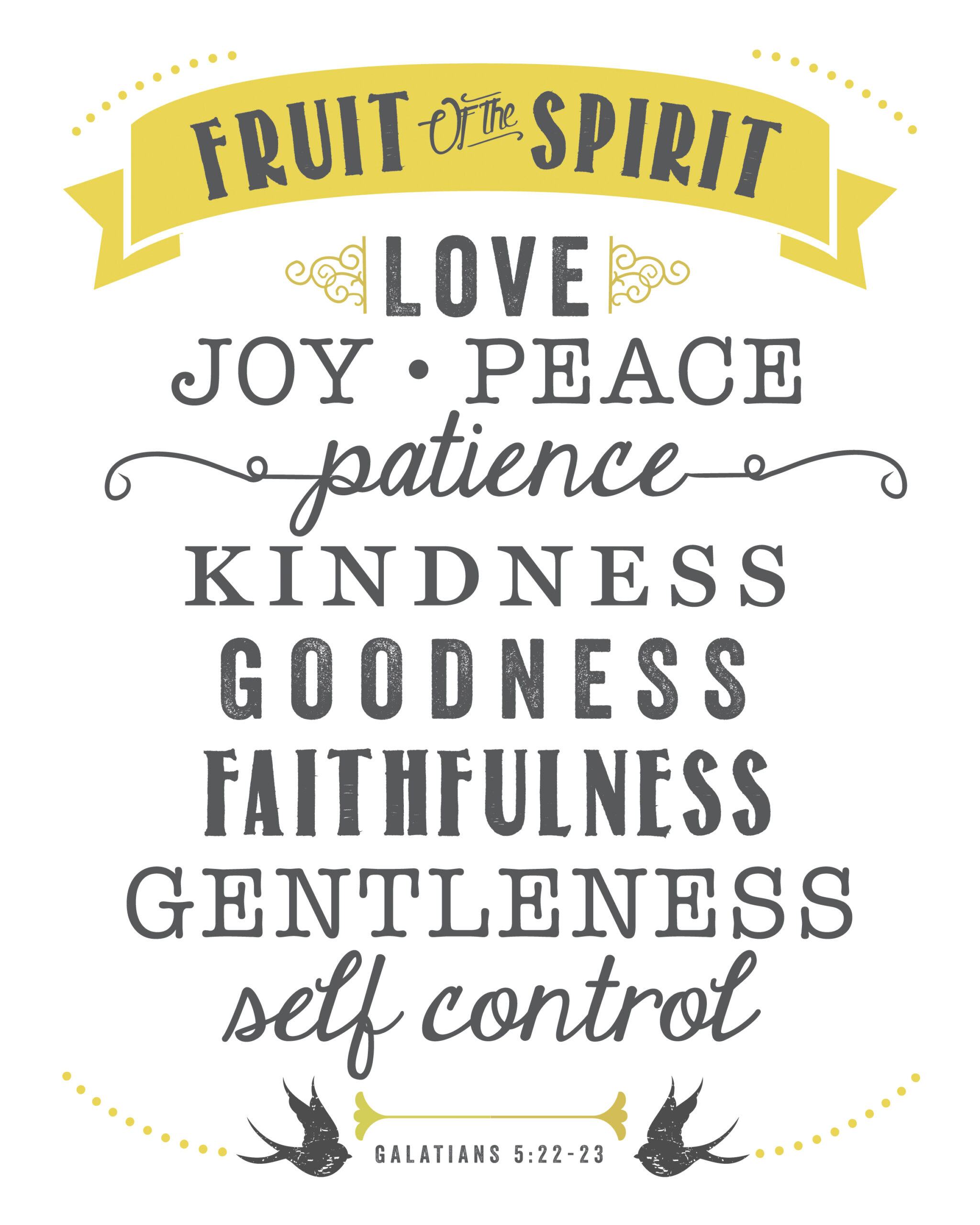 Fruit Of The Spirit Print - Sincerely, Sara D. | Home Decor &amp;amp; Diy regarding Free Printable Fruit of the Spirit